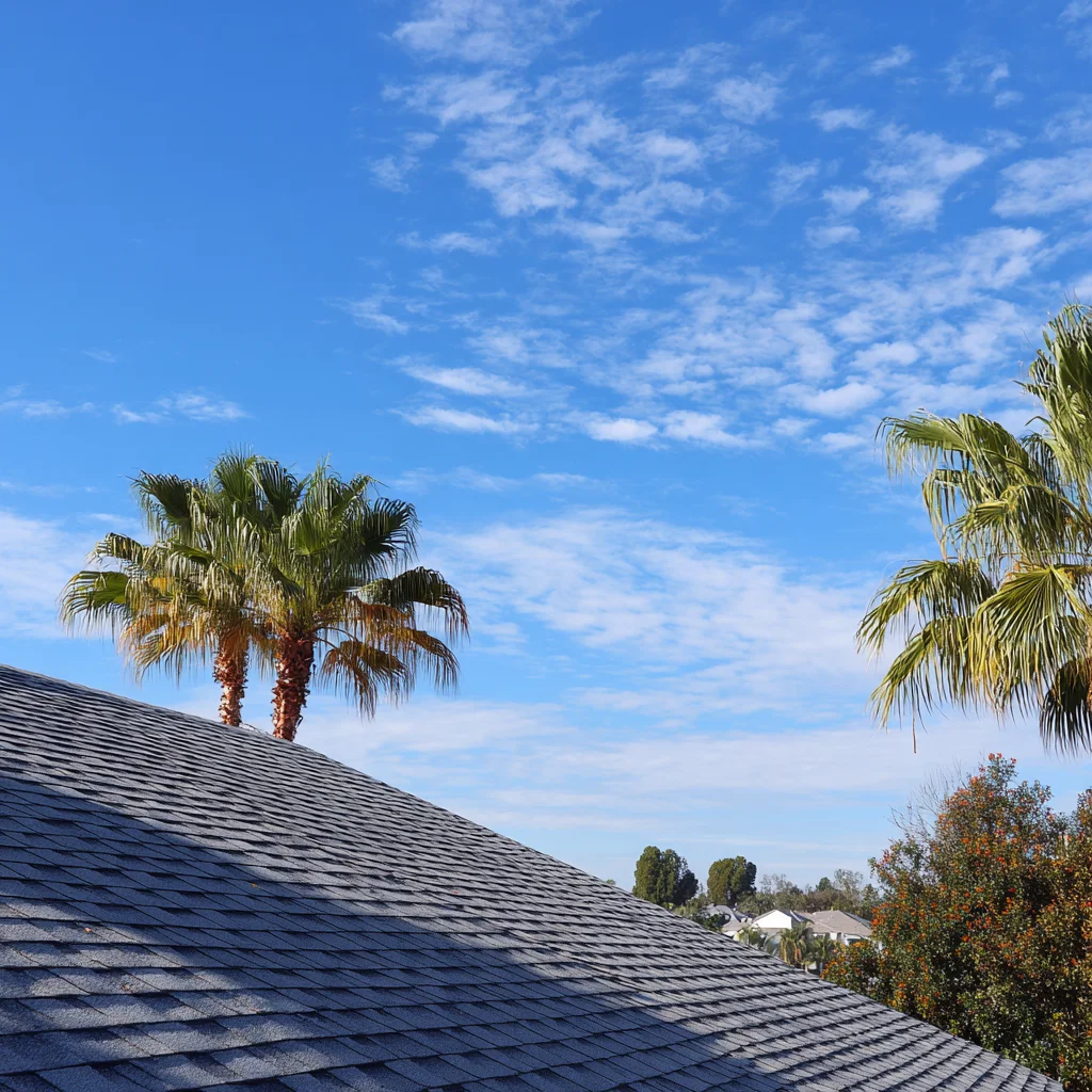Perfectly clean roof after professional cleaning