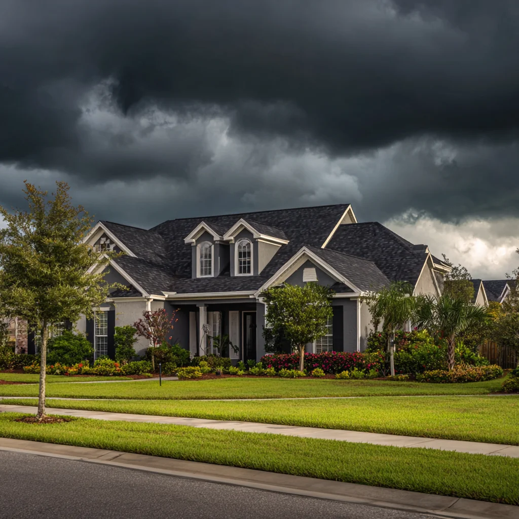 Beautiful Florida home with professionally cleaned roof